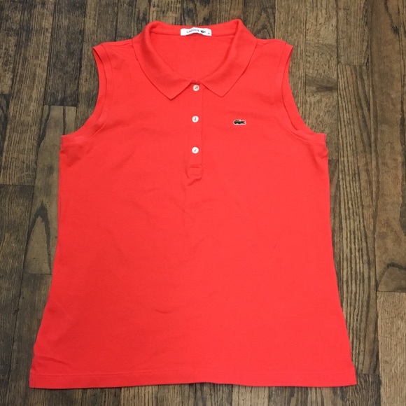 Lacoste Tops - Lacoste Coral Tennis Tank Size XL